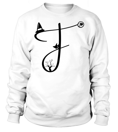 Halloween Alphabets Clipart F Sweatshirt Unisex