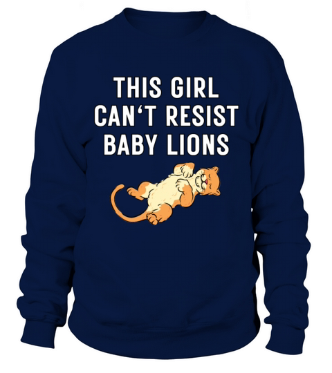 Lion Girl Animal Lover Sweatshirt Unisex