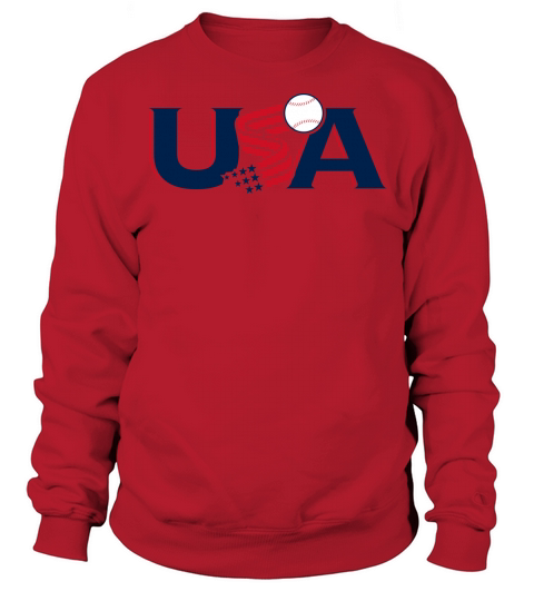 Usa Baseball Sweatshirt Unisex