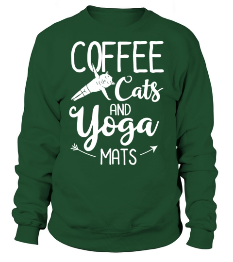 Yoga Cat Beginner Workout Poses Quotes Meditation Sweatshirt Unisex