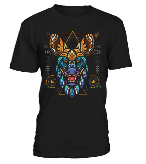 Colorful African Wild Dog T-Shirt Unisex