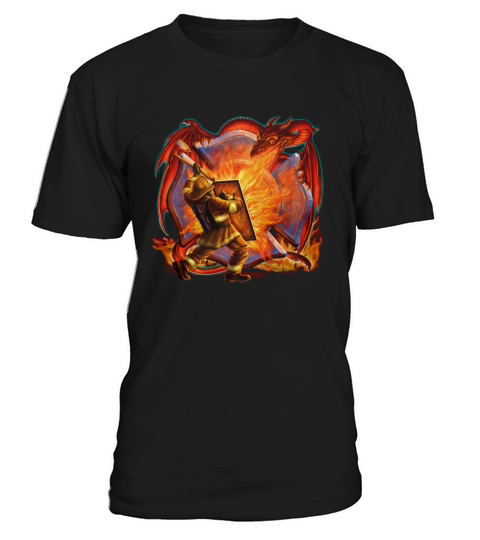 Firefighter - dragon fire T-Shirt Unisex