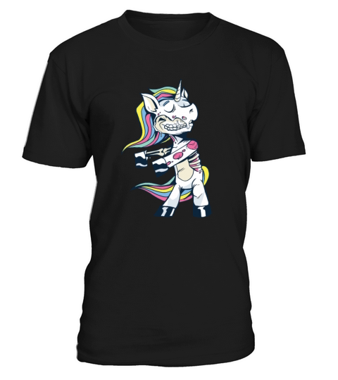 Funny Zombie Unicorn Dancing T-Shirt Unisex