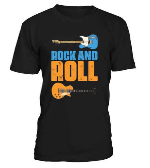 Retro Guitars Rock Band Musician Guitar Player T-Shirt Unisex
