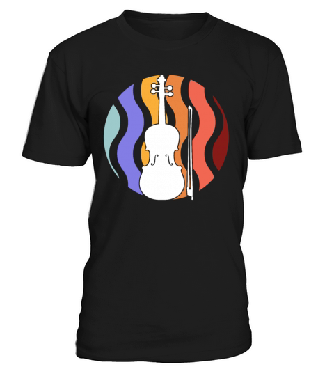 Retro Vintage Violin Musical Instrument Violinist T-Shirt Unisex