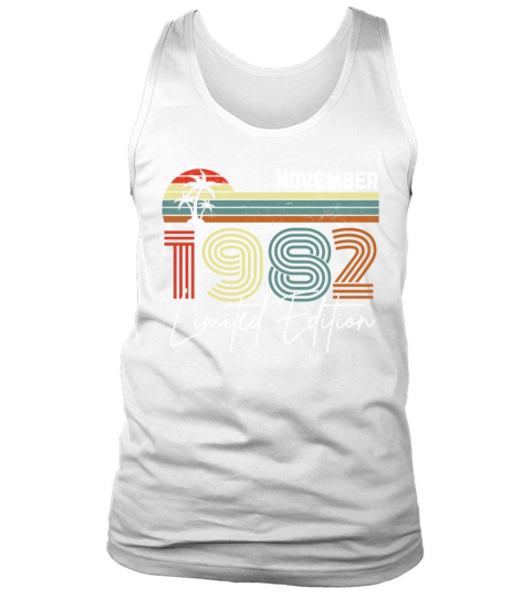 40 Years November 1982 Vintage Limited Edition Tank Top Unisex