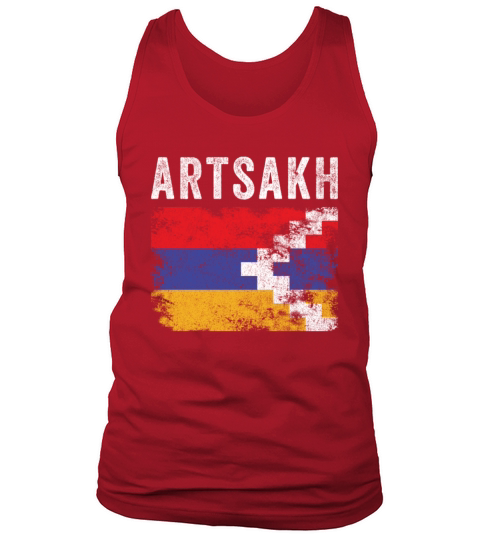 Artsakh Flag Distressed - Artsakhi Flag Tank Top Unisex