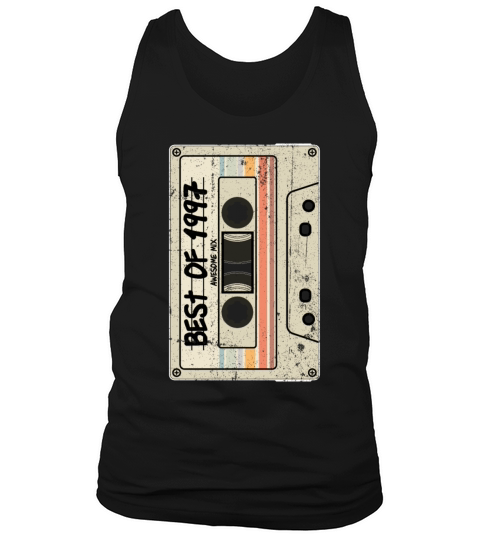 Best of 1997 Cassette Tape Birthday Tank Top Unisex