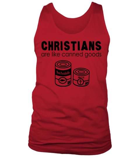 Canned Goods Christian Tank Top Unisex