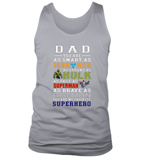 DAD You Are My Favorite Superhero Tank Top Unisex