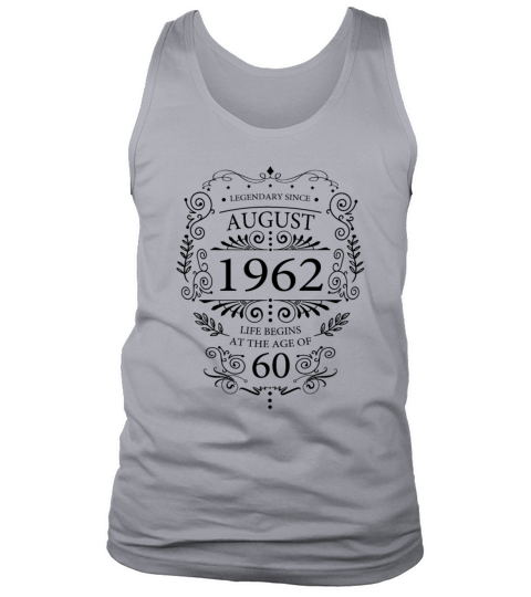 Funny sayings for a 60th birthday born in 1962 Tank Top Unisex