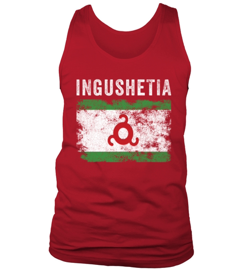 Ingushetia Flag Distressed - Ingush Flag Tank Top Unisex