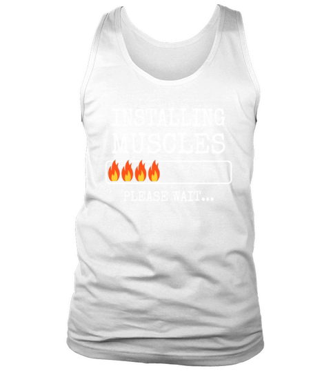 Installing Muscles Bodybuilding Weightlifting Gym Tank Top Unisex