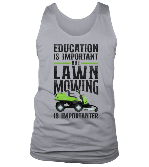Lawn Mower Mowing Dad Father Tank Top Unisex