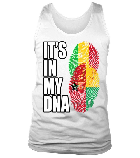 Malian And Georgian Mix Heritage DNA Flag Tank Top Unisex