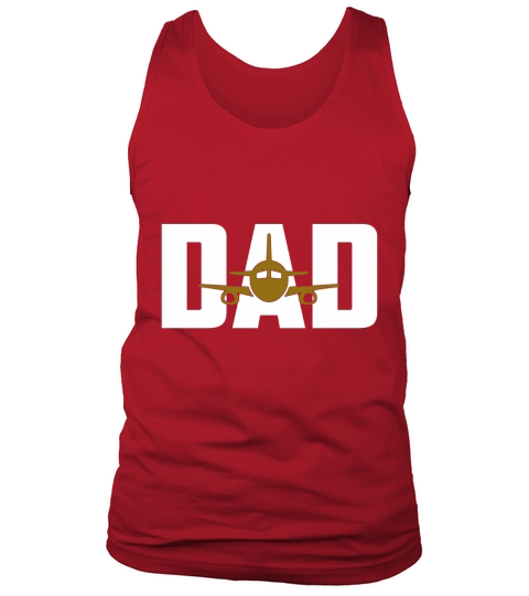 Mens Pilot Dad Airplane Couple Family Father Matching T Shir Tank Top Unisex