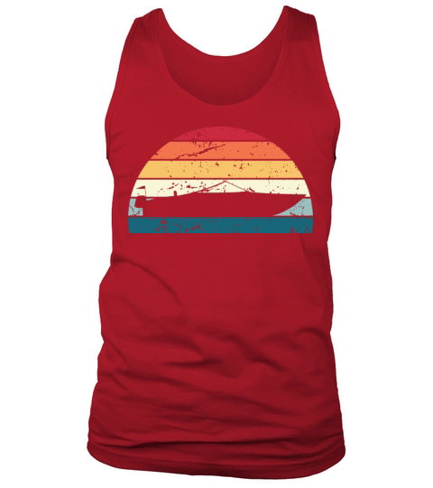 Retro Motorboating Sunset Vintage Motorboating Tank Top Unisex