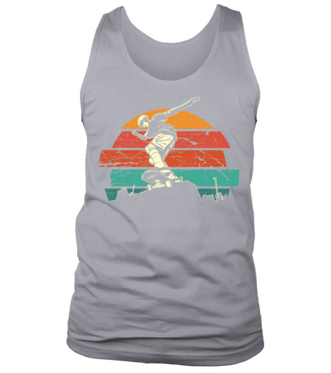 Retro Skateboarder Boy Skater Tank Top Unisex