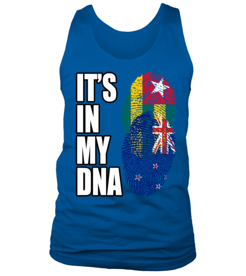 Togolese And New Zealand Mix Heritage DNA Flag Tank Top Unisex