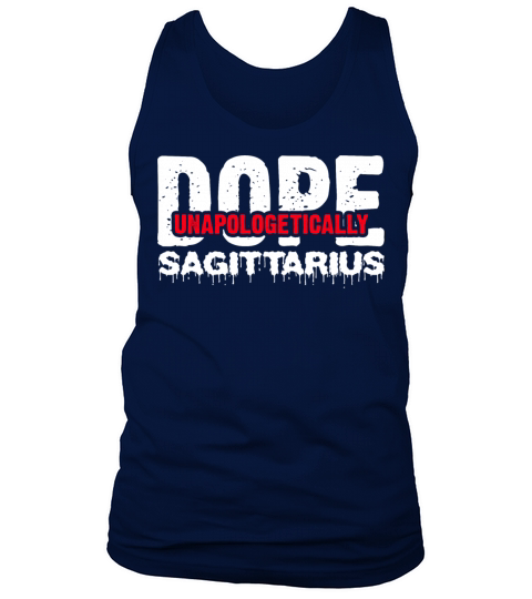 Unapologetically Dope Sagittarius Zodiac Sign Tank Top Unisex