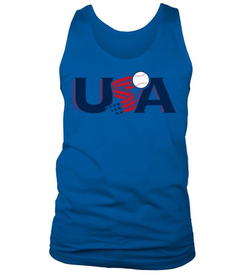 Usa Baseball Tank Top Unisex