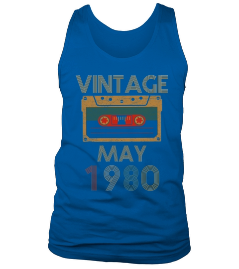 vintage may 1980 Tank Top Unisex