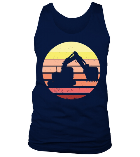 Vintage Retro Excavator Tank Top Unisex
