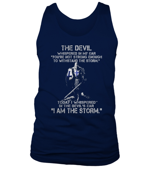 Warrior Shirt - I AM THE STORM - KNIGHTS TEMPLAR - Warrior Tank Top Unisex