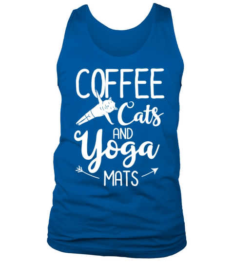 Yoga Cat Beginner Workout Poses Quotes Meditation Tank Top Unisex