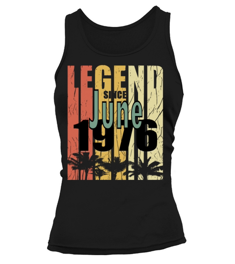 1976 vintage born in June gift Tank top Woman
