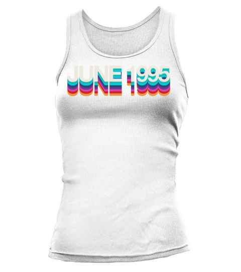 1995 vintage born in June gift Tank top Woman