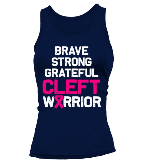 Cleft Palate Lip Proud Strong Awareness design Tank top Woman
