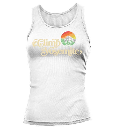 Climb Yosemite Vintage Style Climbing Tank top Woman