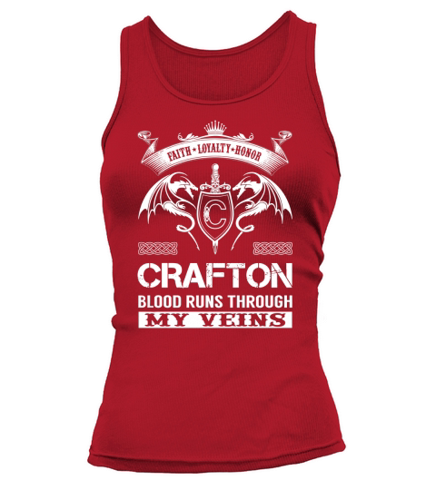 CRAFTON Last Name, Surname Tshirt Tank top Woman