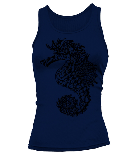 Cute Seahorses - Cool Vintage Seahorse Tank top Woman