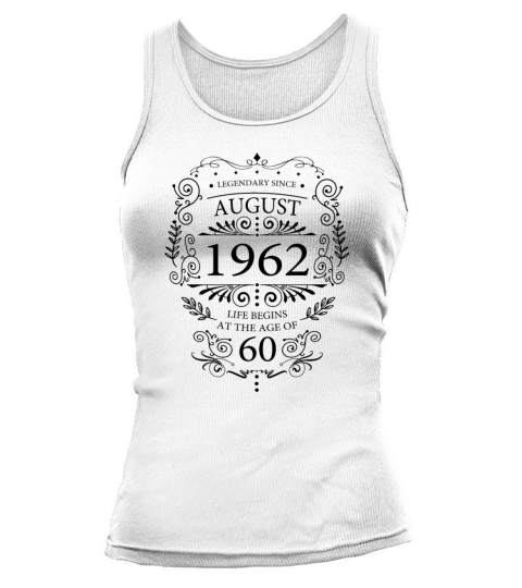 Funny sayings for a 60th birthday born in 1962 Tank top Woman