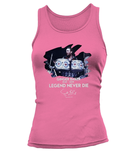 Ginger Baker 1939-2019 legend never die signature shirt Tank top Woman