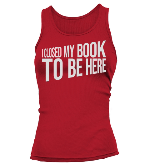 I closed my book Tank top Woman