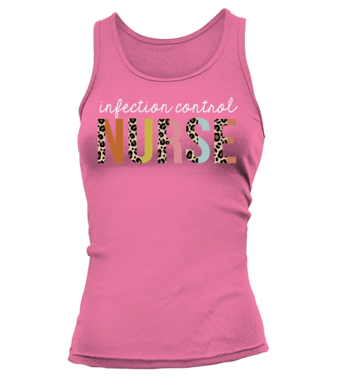 Infection-Control Nurse Colorful Leopard Print Tank top Woman