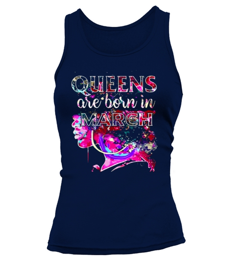 March Queens, Colorful Birthday T-Shirt Tank top Woman