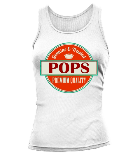 Mens Pops Grandpa And Trusted Premium Quality Tank top Woman