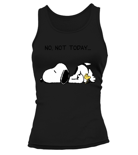 No, Not Today Snoopy - Unisex Long Sleeve Tank top Woman