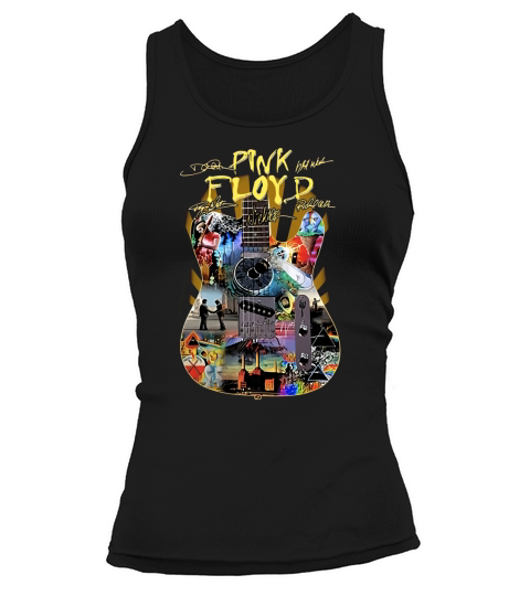 Pink Floyd guitar signatures shirt Tank top Woman