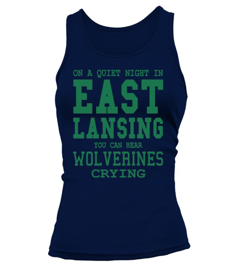 Quiet night in East Lansing T-Shirts Tank top Woman