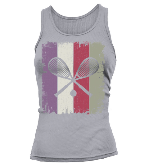 Retro Squash Player Team Fans Lovers Coaches Gift Tank top Woman