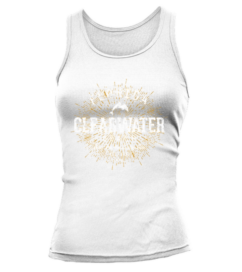 Retro Vintage Clearwater Beach Tank top Woman