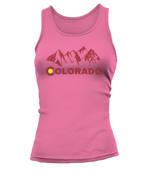 State of Colorado Rocky Mountain State Flag Tank top Woman
