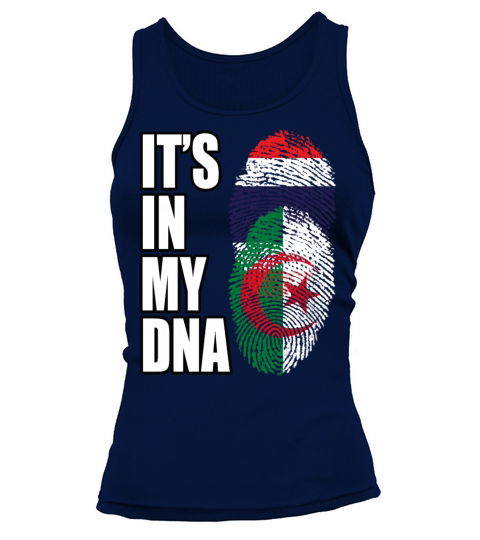 Thai And Algerian Vintage Heritage DNA Flag Tank top Woman