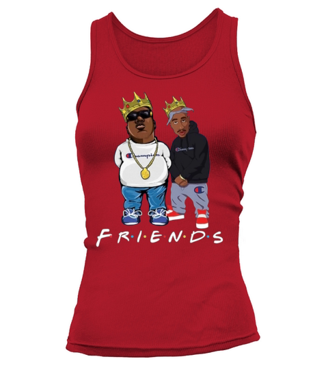 The Notorious B.I.G. And Tupac Friends shirt Tank top Woman