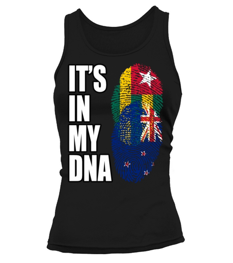 Togolese And New Zealand Mix Heritage DNA Flag Tank top Woman